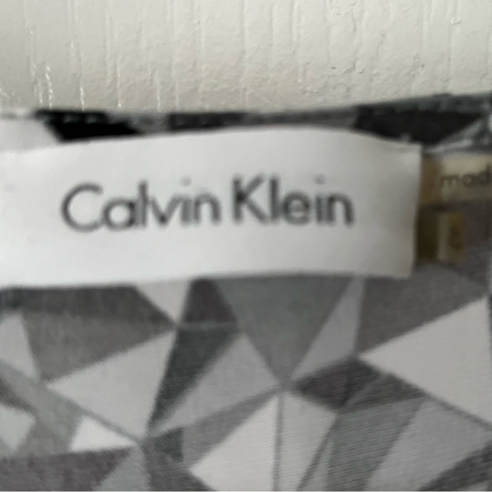 CALVIN KLEIN Sleeveless Cowl Neck  Blouse Size: Medium - Picture 7 of 8
